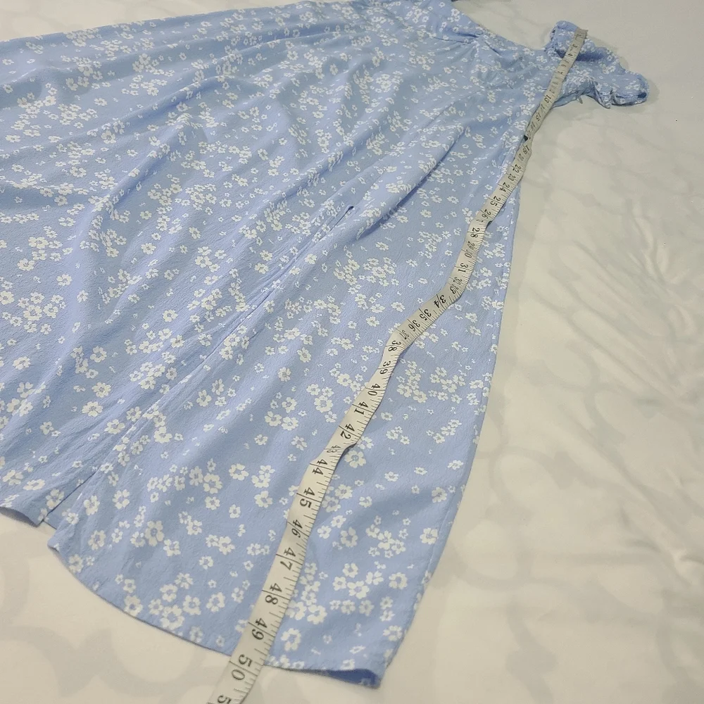 & Other Stories Blue Floral Maxi‎ Dress Size 6